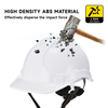Helmets de sombrero duro de construcción W-018 White