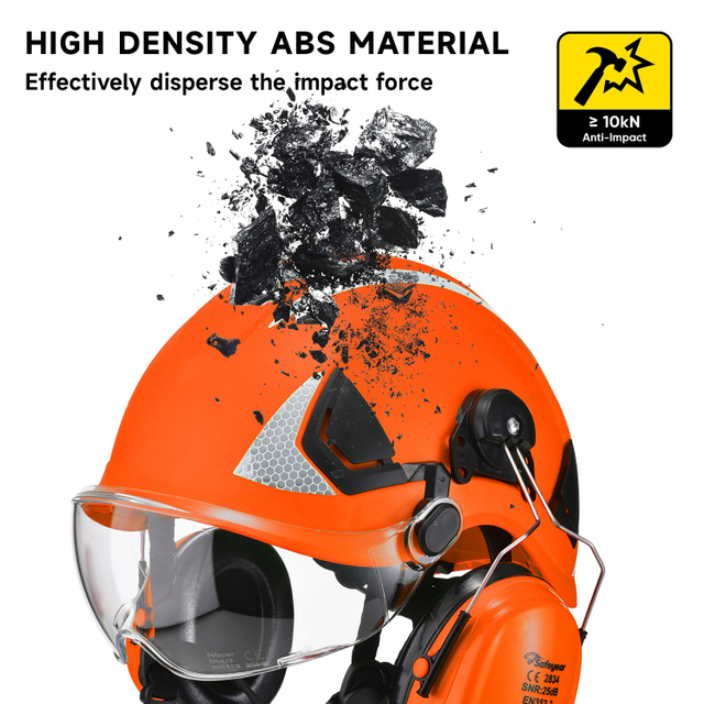 Construcción del casco Hat Hard ABS Helmets de seguridad M-5018
