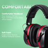 Listo Stock ABS Protective Ear Muffs EM-5002 Rojo