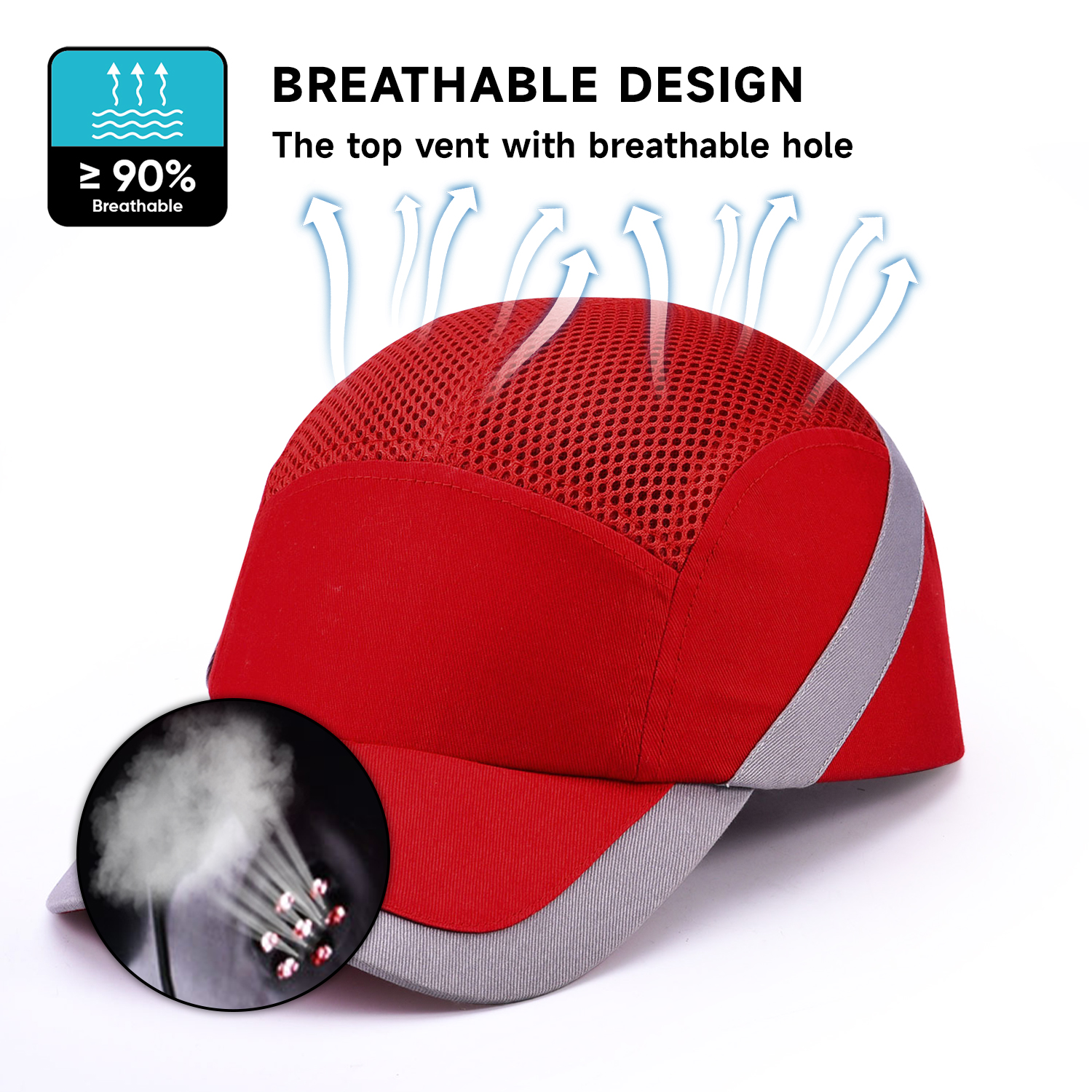 Personalizar la tapa del deporte de trabajo WH001 rojo