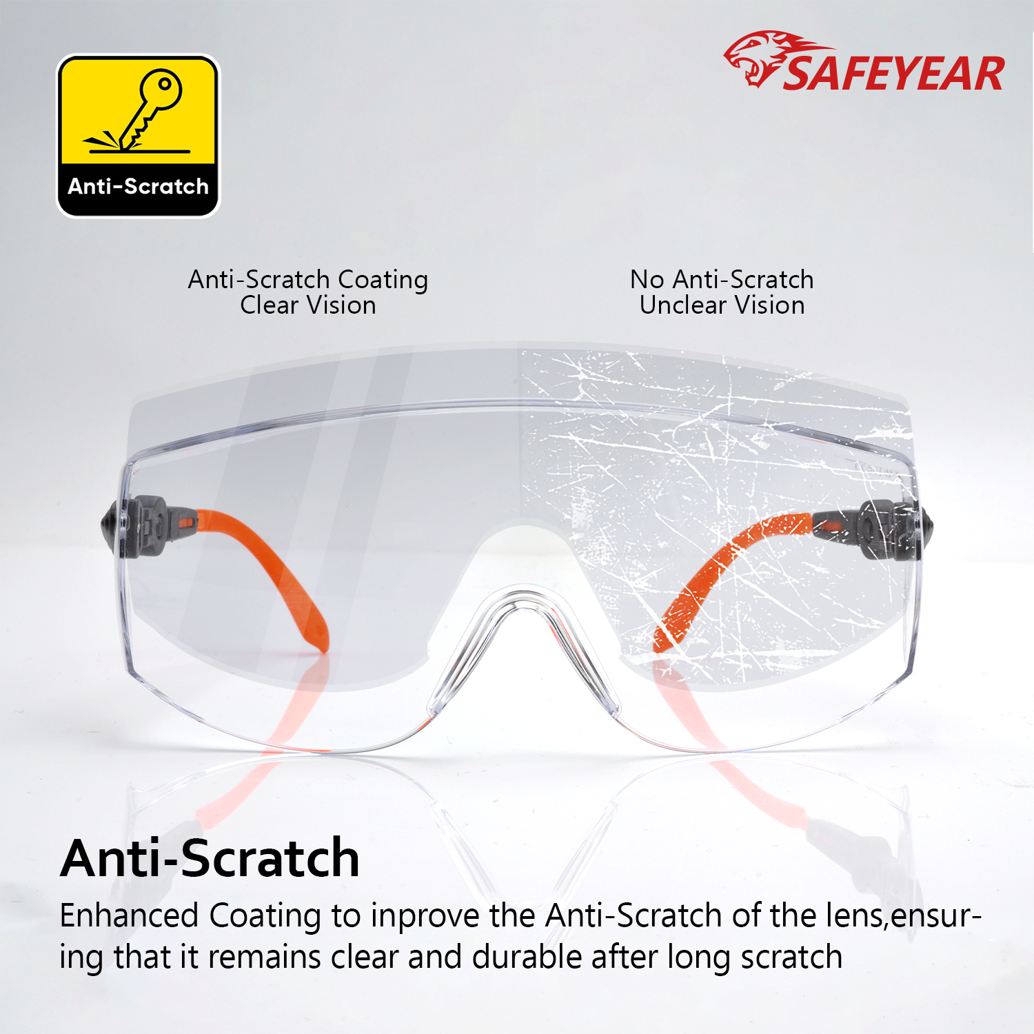 Sobre gafas de seguridad de trabajadores SG009