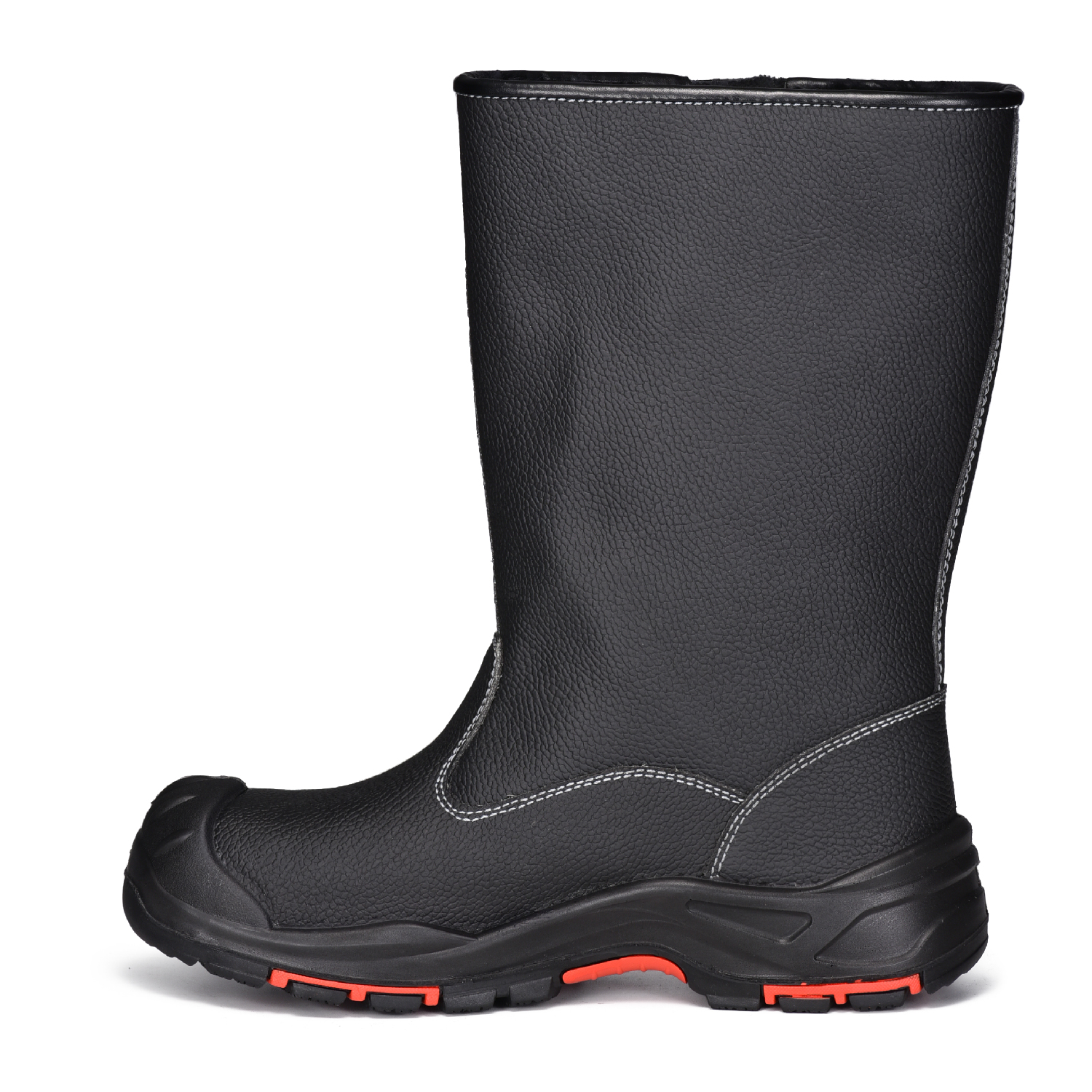 Botas altas de invierno para clima frío con punta de seguridad y forro de piel H-9425 Winter