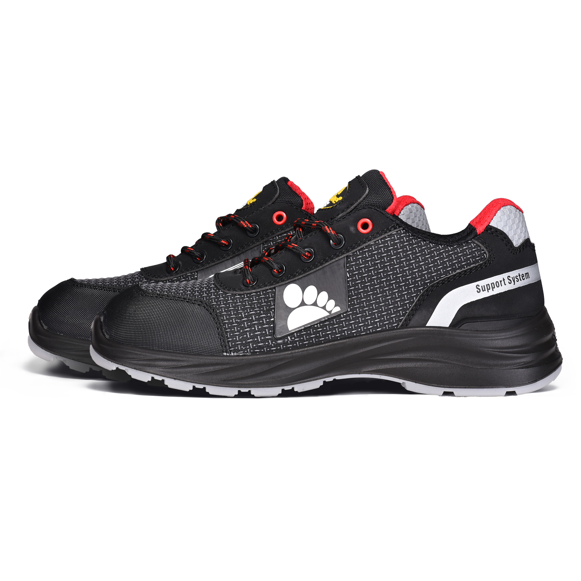 Zapatos de seguridad PU-Tek S1P livianos con punta compuesta y placa Kevlar L-7512