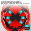 Casco de trabajo de construcción roja W-002 