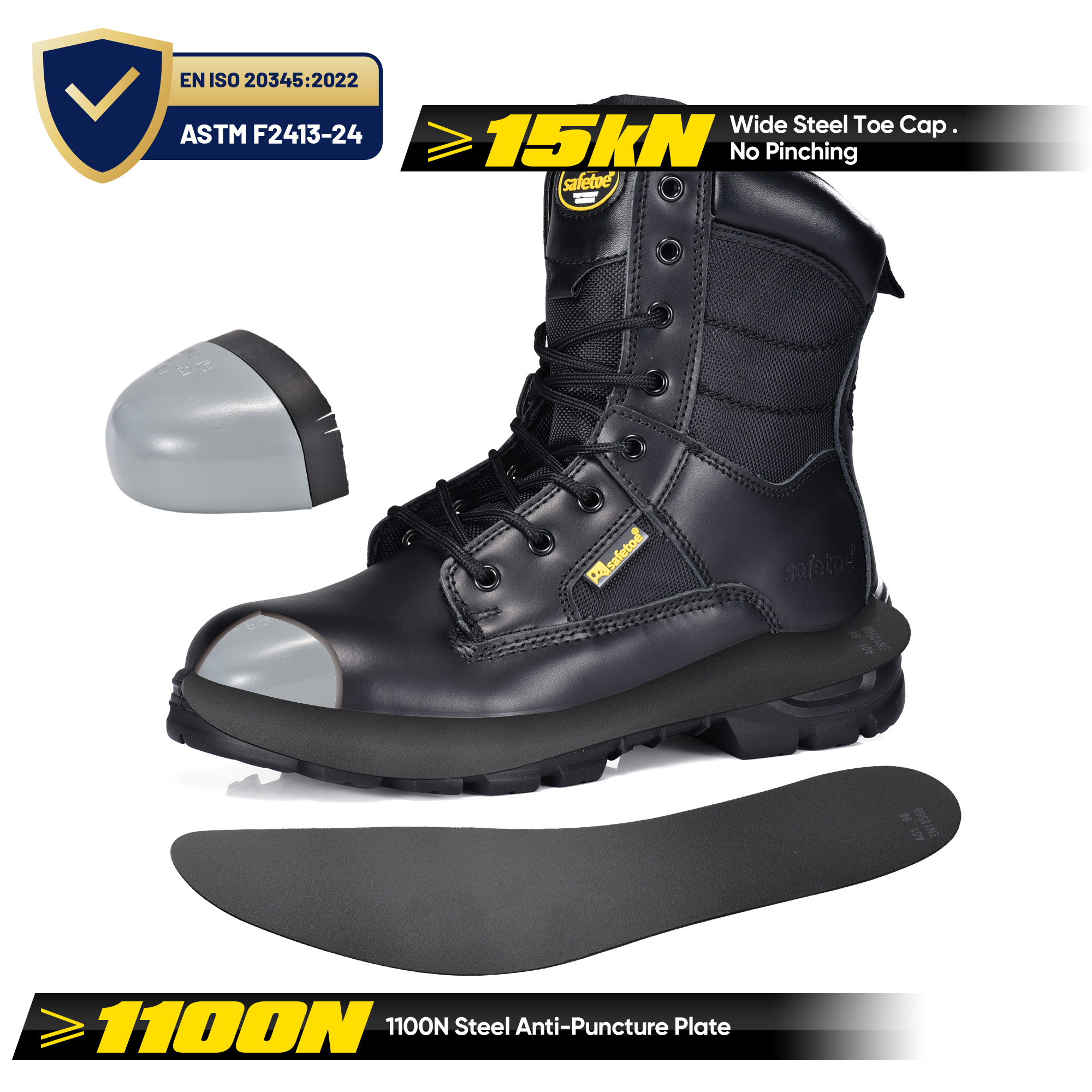 S3 Botas de trabajo de diseño militar H-9438