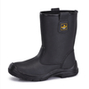 Botas de seguridad de punta de acero resistente a la industria de campo petrolero H-9430