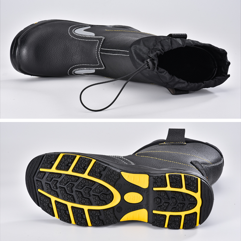 Botas de seguridad para soldadura con punta de acero Zapatos de seguridad para soldador H-9426 Nuevo
