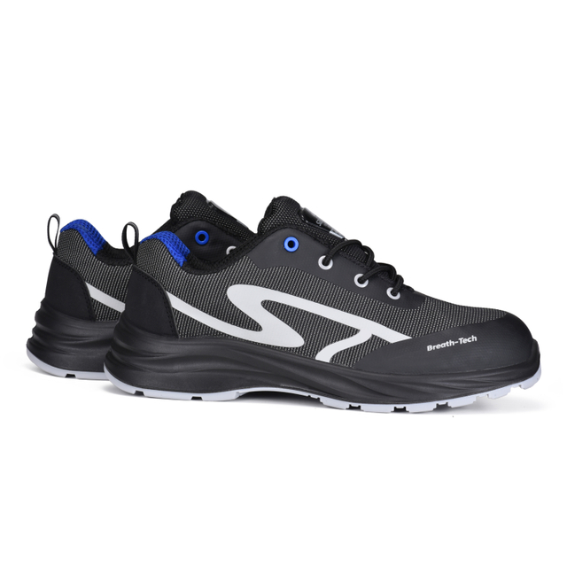 Zapatos de trabajo de seguridad con diseño deportivo, zapatos ligeros de seguridad para hombres, trabajo L-7569