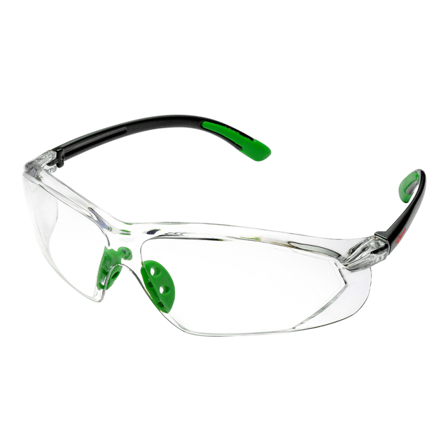 Gafas de seguridad antivaho y antiarañazos ANSI Z87.1 CE EN166 SG003 Verde