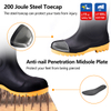 Botas de seguridad negras Wellington W-6037