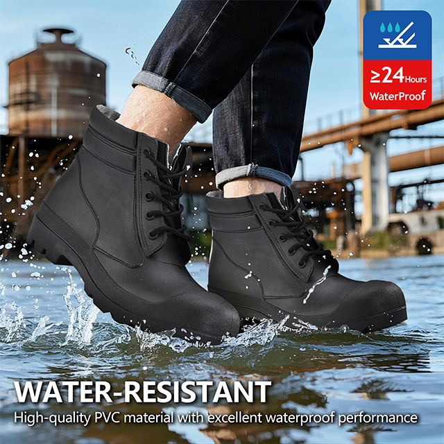 PVC Wellington Boots W-6050 Negro