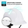 Helmets de sombrero duro de construcción W-018 White