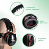 Listo Stock ABS Protective Ear Muffs EM-5002 Rojo