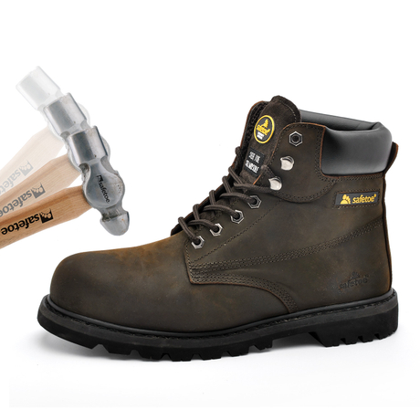 Zapatos de seguridad genuinos de cuero genuino resistentes al combustible y petróleo M-8179 Super 