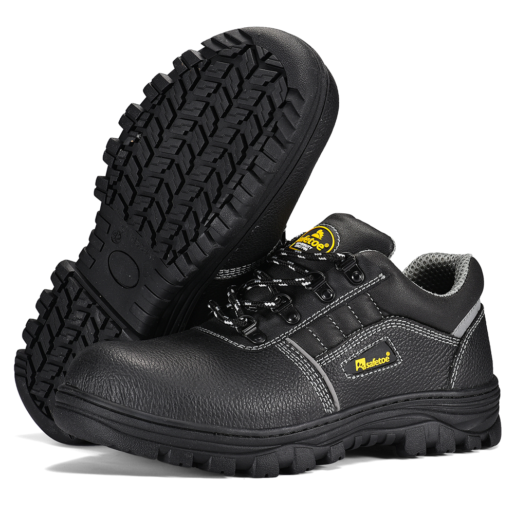 Industria de refinería de petróleo zapatos de seguridad de cuero de vaca L-7163RB