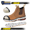 Slip On Aislamiento Eléctrico Botas de seguridad de trabajo con punta de acero de goma de acero