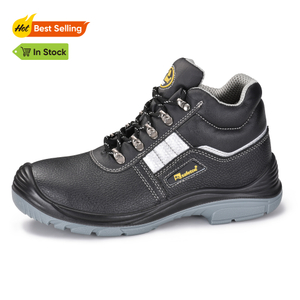 Botas de trabajo protectoras negras con punta de acero inoxidable VortiGard™ M-8027 WorkGuard Pro