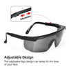  Gafas de seguridad de PC oscuro KS102 Negro
