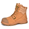 Botas de seguridad con punta de acero y pierna alta con cremallera YKK M-8577