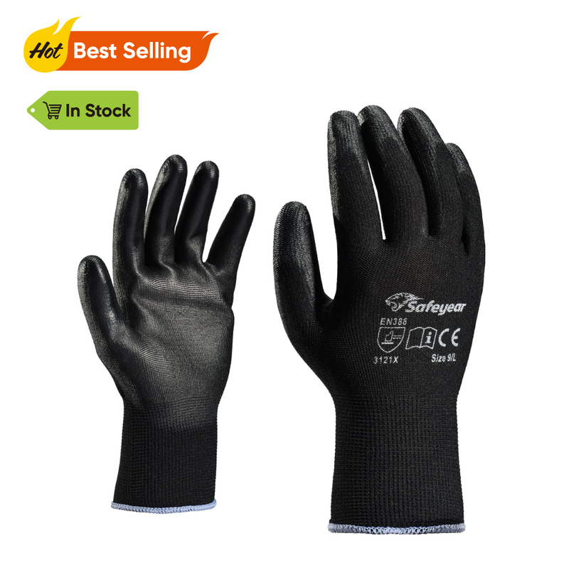Guantes de trabajo de seguridad PU PN8003 