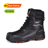 Botas de trabajo con forro de membrana resistente al agua para trabajadores masculinos en invierno extremo H-9552