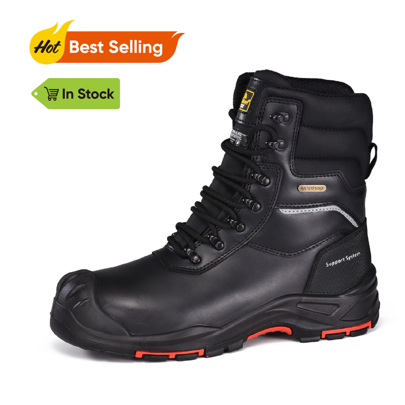 Botas de trabajo con forro de membrana resistente al agua para trabajadores masculinos en invierno extremo H-9552