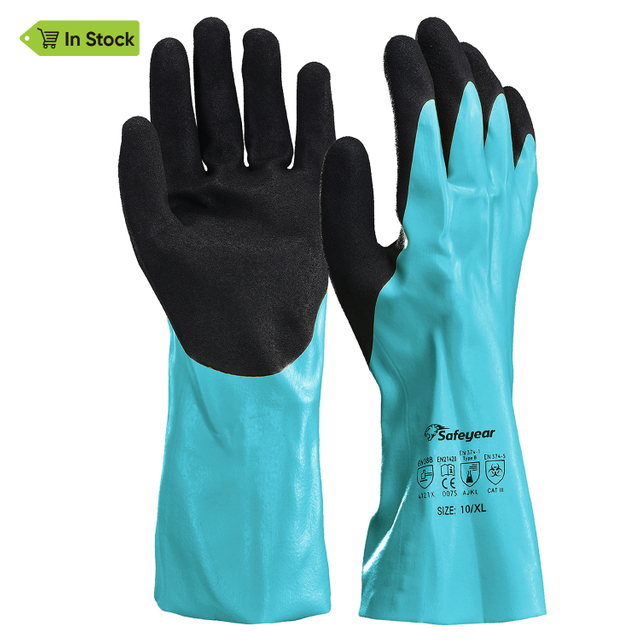 Guantes de trabajo resistentes a productos químicos y aceites NSL1868
