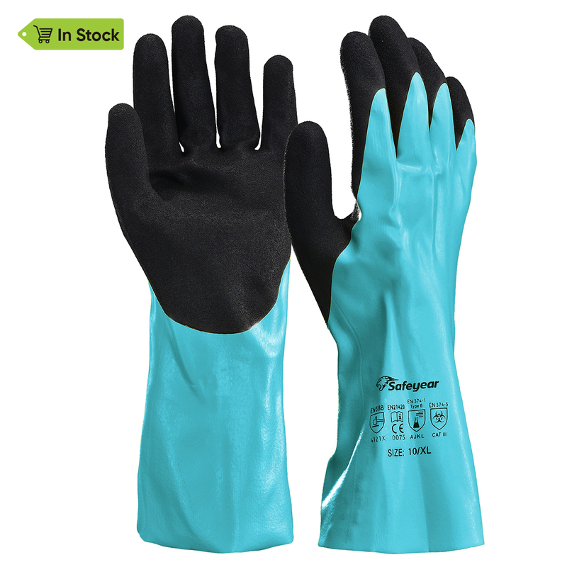 Guantes de trabajo resistentes a productos químicos y aceites NSL1868