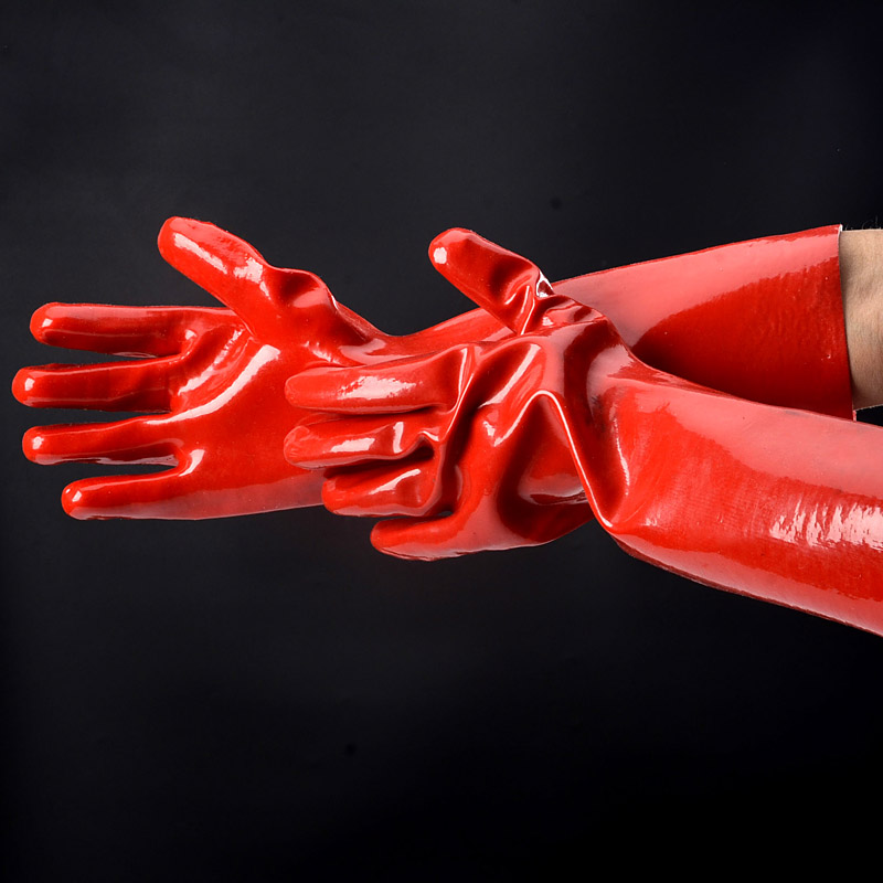 Guantes de trabajo resistentes a químicos y aceites GSP0211R