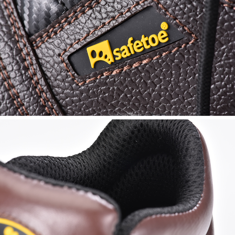 Zapato de Seguridad Cuero Marrón M-8027