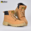 Botas de trabajo de punta de acero de cuero nubuck de vaca M-8173