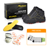 Botas de soldadura de trabajo de seguridad duraderas para trabajadores soldadores M-8387