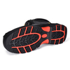 Zapatos de seguridad PU/goma impermeables con punta de acero M-8575
