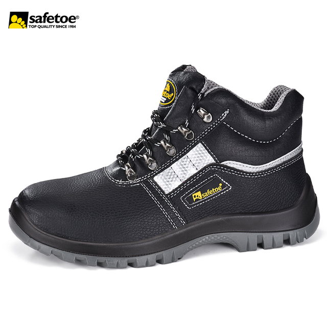 Zapatos de seguridad con punta compuesta Site Botas de trabajo protectoras negras M-8027B