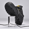 Zapatos de seguridad para el trabajo de carnicero y cocinero antideslizantes de cocina de cuero negro