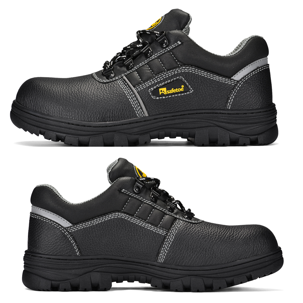 Zapatos de seguridad de caucho para minería L-7163 Caucho