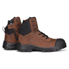  Botas de trabajo de seguridad de los pies compuestos Membrana impermeable M-8577 Brown