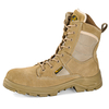 Botas de trabajo de combate táctica de combate táctica para hombres de la policía militar livianas H-9438ns
