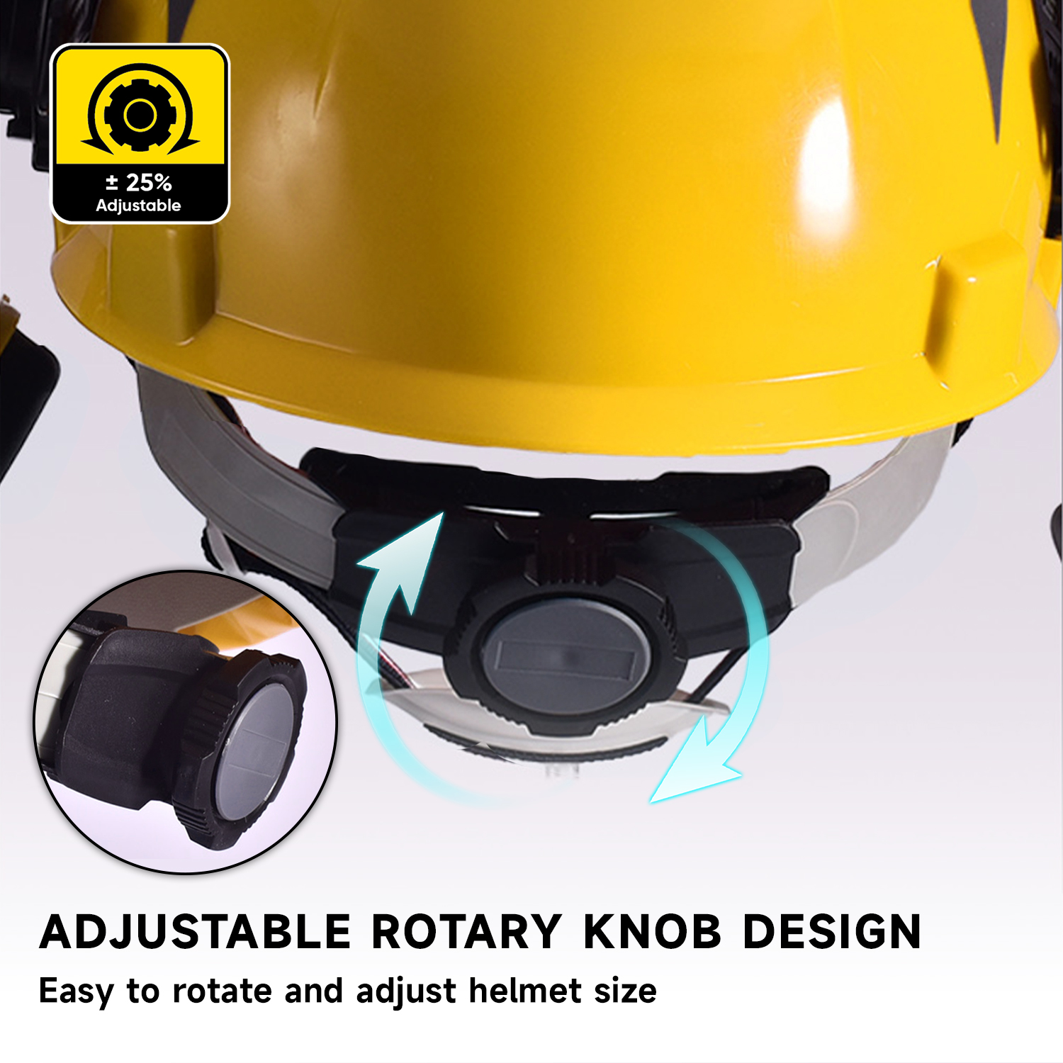Helmets de seguridad de protección del escudo de la cara M-5009 Amarillo