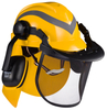 Helmets de seguridad de protección del escudo de la cara M-5009 Amarillo