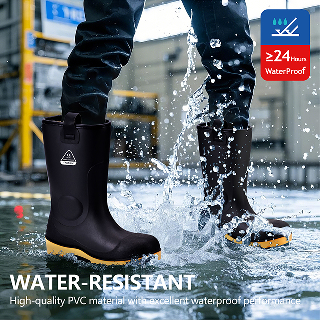 Botas de seguridad negras Wellington W-6037