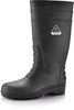 Botas de goma de goma impermeables W-6038 negro