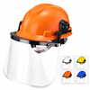 Casco de seguridad eléctrica clase E con protector facial W-003V