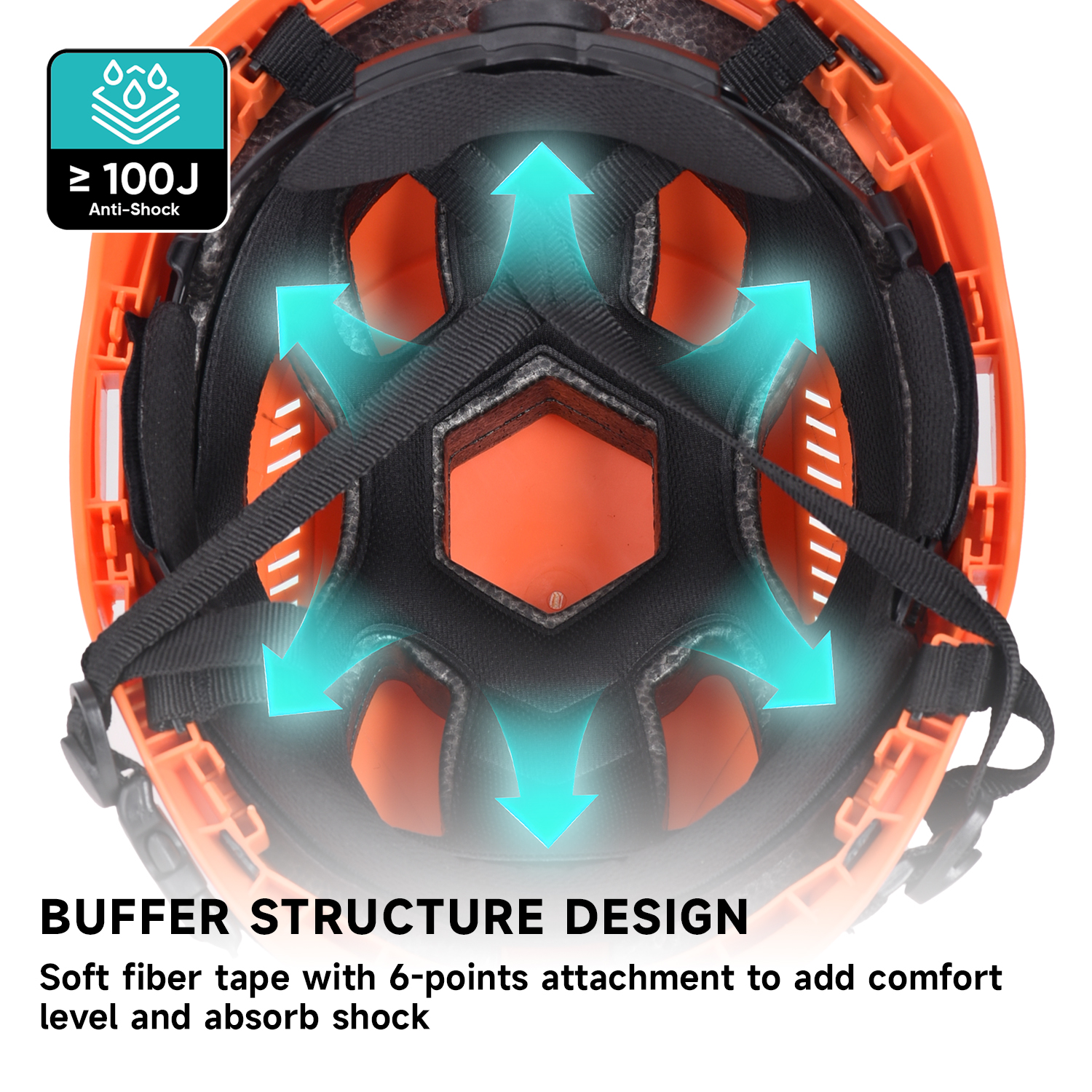 Casco de seguridad ANSI tipo II W-6000
