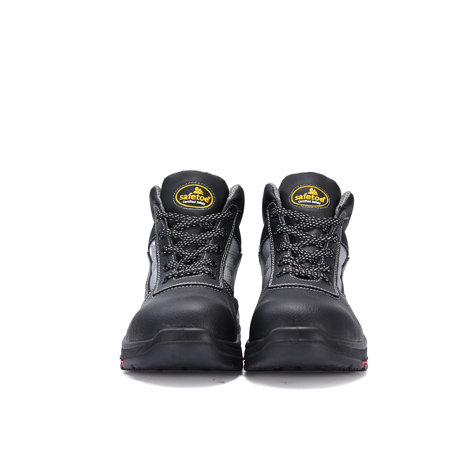 Zapatos de seguridad industrial premium con punta de acero y suela de goma/PU resistente al calor | M-8027PRST