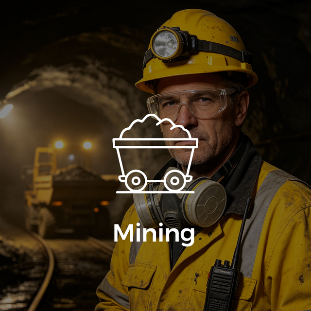 Cascos de seguridad minera para trabajadores de minería subterránea e industrial.