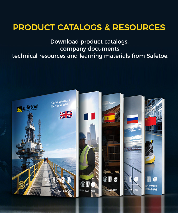 Safetoe product catalogs technical documents and safety footwear resources