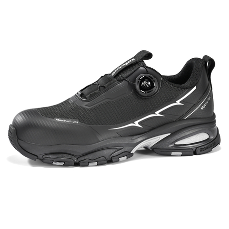 Zapatillas de seguridad ultraligeras S3 con puntera de aluminio y protección de placa de PE | L-7601