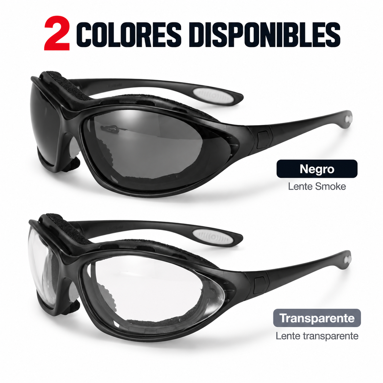 Gafas de Seguridad Antivaho Acolchadas SG002