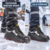Botas de seguridad de invierno aisladas con forro de lana cálido | M-8027 Escudo de Hielo
